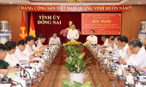 Đoàn kiểm tra của Bộ Chính trị làm việc với Ban Thường vụ Tỉnh ủy Đồng Nai