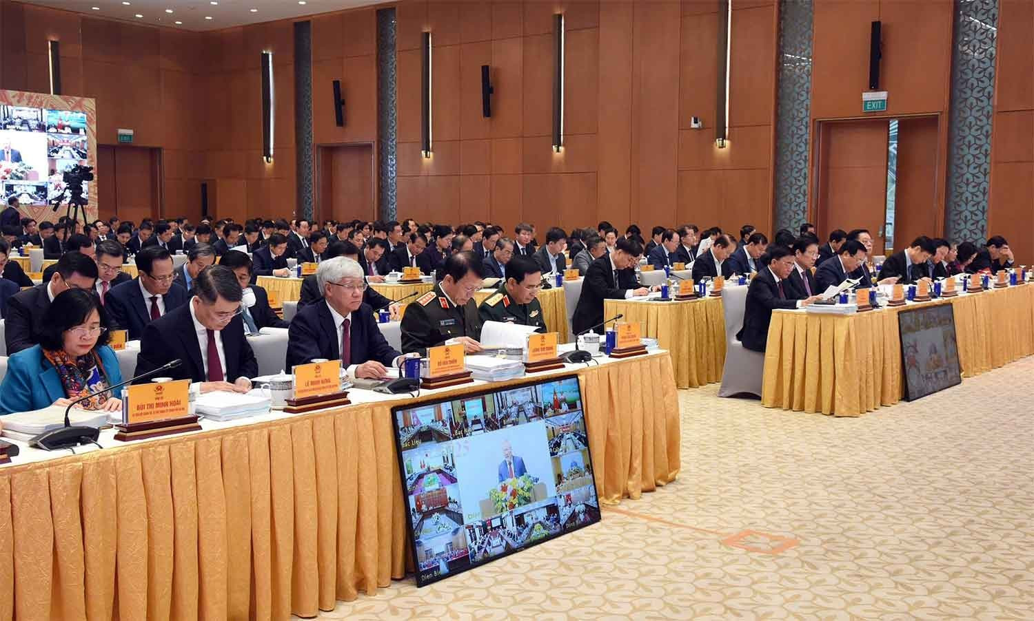 Các đại biểu dự Hội nghị. Ảnh: Lâm Hiển Các đại biểu dự Hội nghị. Ảnh: Lâm Hiển
