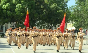 Bên trong thao trường huấn luyện diễu binh, diễu hành kỷ niệm 50 năm Ngày giải phóng miền Nam