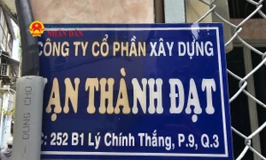 Công ty Cổ phần xây dựng Vạn Thành Đạt, "chuyên gia" trúng thầu tiết kiệm "nhỏ giọt" tại TP. Hồ Chí Minh