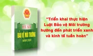 “Triển khai thực hiện Luật Bảo vệ Môi trường hướng đến phát triển xanh và kinh tế tuần hoàn”