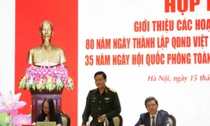 Toàn cảnh họp báo sáng 15.11 tại Hà Nội. Ảnh: N.Minh