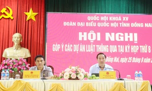 Đoàn ĐBQH tỉnh Đồng Nai tổ chức hội nghị lấy ý kiến các dự án luật thông qua tại Kỳ họp thứ 8, Quốc hội Khoá XV