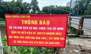 Sai phạm nghiêm trọng tại Dự án Khu dân cư nhà vườn Tân Vũ Minh ở Bình Dương