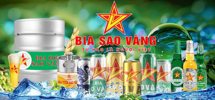 Các sản phẩm bia chai, bia lon mang thương hiệu Bia Sao Vàng - SAVABECO có mẫu mã bao bì đẹp, đã nhận được sự tin yêu của người tiêu dùng về cả chất lượng và phong cách, chinh phục những người sành Bia trong và ngoài nước. anh 6.jpg