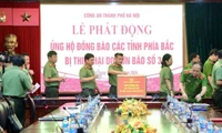 Công an TP. Hà Nội phát động ủng hộ đồng bào bị thiệt hại do mưa lũ 