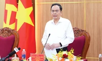 Chủ tịch Quốc hội Trần Thanh Mẫn chủ trì làm việc với Ban Thường vụ Tỉnh ủy Quảng Ngãi