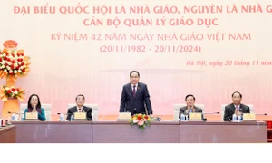 Chủ tịch Quốc hội Trần Thanh Mẫn gặp mặt đại biểu Quốc hội là nhà giáo, cán bộ quản lý giáo dục