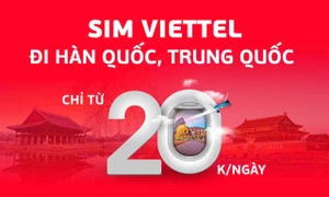 Viettel tăng tới 50% lưu lượng, giá không đổi khi roaming tại Hàn Quốc và Trung Quốc