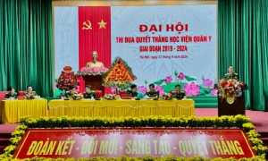 Đại hội Thi đua Quyết thắng Học viện Quân Y giai đoạn 2019-2024: Quyết tâm đưa phong trào thi đua quyết thắng lên tầm cao mới