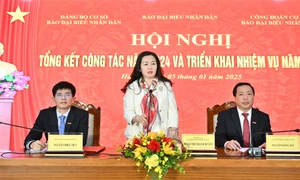 Báo Đại biểu Nhân dân đã tổ chức Hội nghị tổng kết công tác năm 2024 và triển khai nhiệm vụ năm 2025