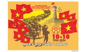 Sáng 10.10.1954, cánh quân của Đại đoàn 308 từ các cửa ô tiến vào tiếp quản Thủ đô