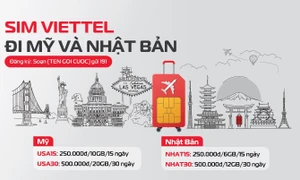 Viettel liên tục mở rộng gói cước, giảm giá hơn 50% data Roaming tại Mỹ và Nhật Bản