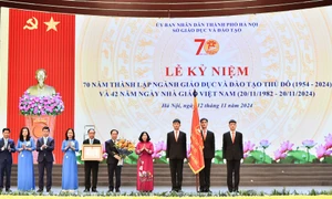 Phát huy truyền thống nghìn năm văn hiến,lịch sử vẻ vang trong 70 năm xây dựng và phát triển của ngành giáo dục và đào tạo Thủ đô 