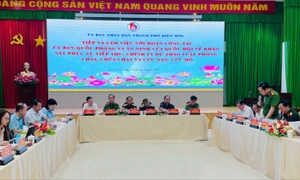 Đoàn khảo sát của Ủy ban Quốc phòng và An ninh làm việc với UBND TP. Biên Hoà