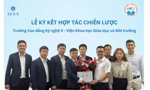 Trường Cao đẳng Kỹ nghệ II và Viện Khoa học Giáo dục và Môi trường ký kết thỏa thuận hợp tác