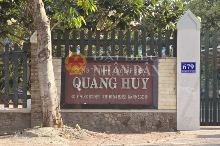 Công ty TNHH MTV Xây lắp điện Quang Huy đang thực hiện 11 gói thầu cùng lúc với tổng giá trị hơn 932 tỷ đồng Ảnh 2.jpg