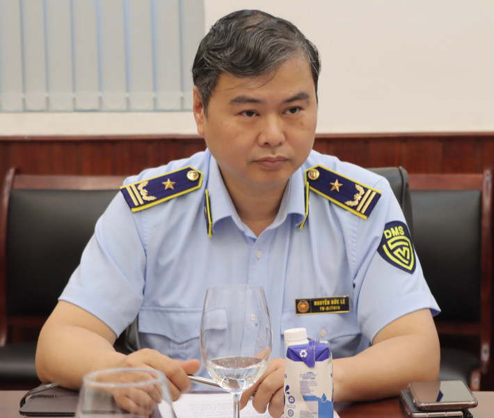 Phó Cục trưởng Cục Nghiệp vụ quản lý thị trường Nguyễn Đức Lê. Ảnh: BN Ảnh 1- Ông Nguyễn Đức Lê- Phó Cục trưởng Cục Nghiệp vụ quản lý thị trường. Ảnh BN.jpg