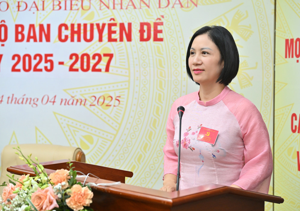Phó Trưởng ban Chuyên đề Đặng Thái Yến phát biểu tại Đại hội dong-chi-thai-yen-phat-bieu.jpg