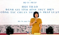 Năm 2023, tỷ lệ xã đạt chuẩn tiếp cận pháp luật trên toàn quốc là 96,1%