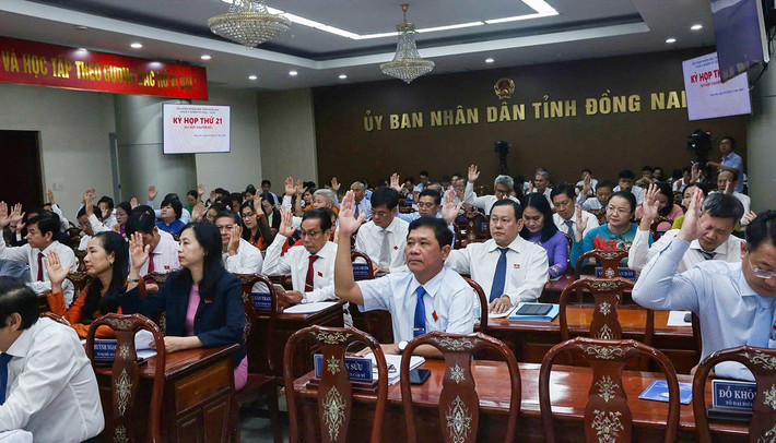 HĐND tỉnh Đồng Nai Khoá X, nhiệm kỳ 2021-2026 đã thông qua 9 nghị quyết quan trọng tại Kỳ họp thứ 21. Ảnh: Văn Dũng hdnd-dn-1.jpg