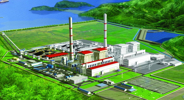 Phối cảnh dự án Nhà máy điện Quảng Trạch I và II. Ảnh: PVN 4-2-4513.jpg
