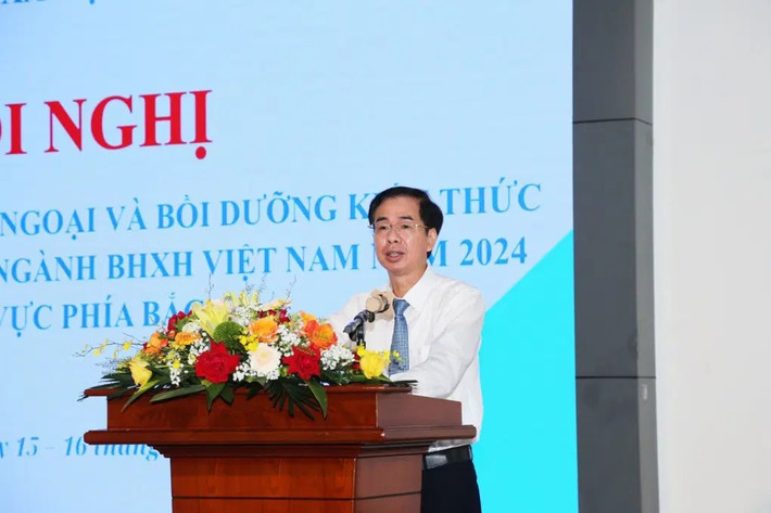 Phó Tổng Giám đốc BHXH Việt Nam Đào Việt Ánh phát biểu tại hội nghị. Ảnh: BH bhxhdoingoai160724-1-1721101453.jpg
