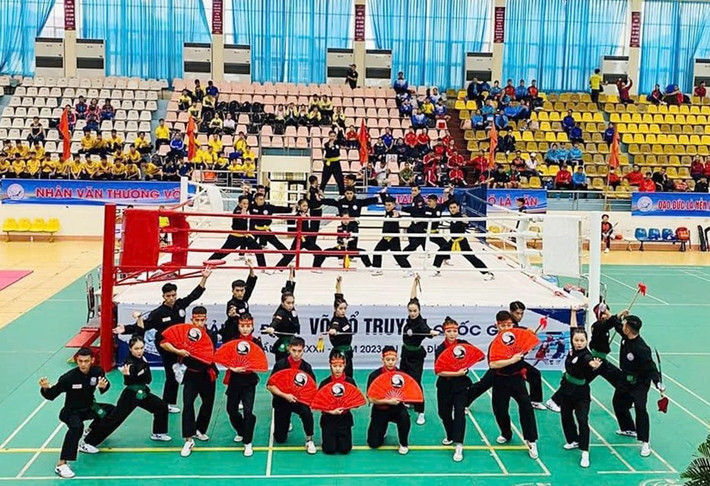 Đòn bẩy cho võ cổ truyền Việt Nam vươn xa. Ảnh: Cao Oanh vo co truyen (1).jpg