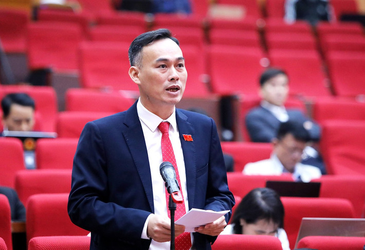 Đại biểu chất vấn tại Kỳ họp thứ 22, HĐND tỉnh Bắc Giang Khóa XIX. Ảnh: Bảo Quyên Đại biểu chất vấn tại Kỳ họp thứ 22, HĐND tỉnh Bắc Giang Khóa XIX. Ảnh: Bảo Quyên