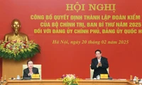 Thủ tướng Chính phủ Phạm Minh Chính và Chủ tịch Quốc hội Trần Thanh Mẫn đồng chủ trì Hội nghị Ảnh Lâm Hiển