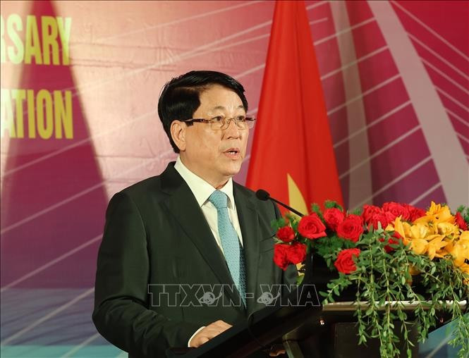 Chủ tịch nước Lương Cường phát biểu chào mừng. Ảnh: Lâm Khánh/TTXVN Chủ tịch nước Lương Cường phát biểu chào mừng. Ảnh: Lâm Khánh/TTXVN