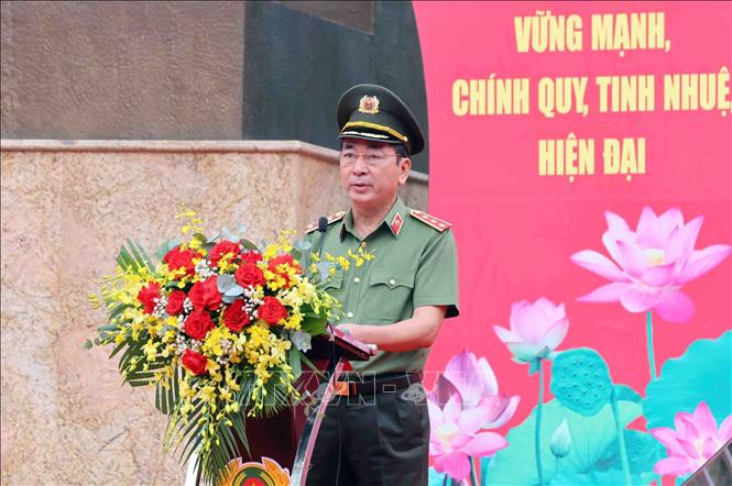 Thượng tướng Trần Quốc Tỏ được giao điều hành hoạt động Bộ Công an. Ảnh: Phạm Kiên/TTXVN Chú thích ảnh