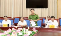 Lãnh đạo Công an tỉnh Nghệ An báo cáo công tác phòng, chống tội phạm liên quan đến “tín dụng đen” và sử dụng công nghệ cao để lừa đảo, chiếm đoạt tài sản