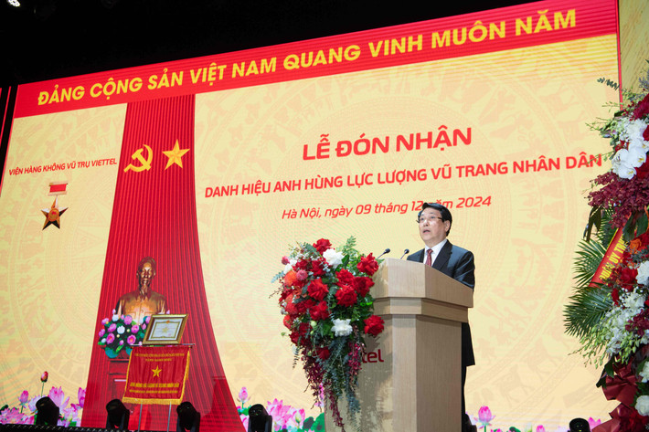 Chủ tịch nước Lương Cường phát biểu ý kiến chỉ đạo tại buổi lễ. Ảnh: PV anh4.jpg