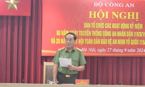 Hội nghị Ban Tổ chức các hoạt động kỷ niệm 80 năm Ngày truyền thống Công an nhân dân, 20 năm Ngày hội toàn dân bảo vệ an ninh Tổ quốc