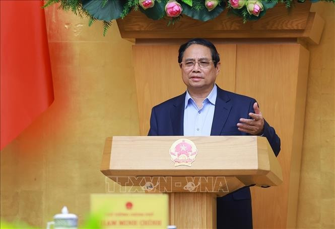 Thủ tướng Phạm Minh Chính chủ trì Phiên họp Chính phủ chuyên đề về xây dựng pháp luật tháng 3.2025. Ảnh: Dương Giang/TTXVN Thủ tướng Phạm Minh Chính chủ trì Phiên họp Chính phủ chuyên đề về xây dựng pháp luật tháng 3.2025. Ảnh: Dương Giang/TTXVN