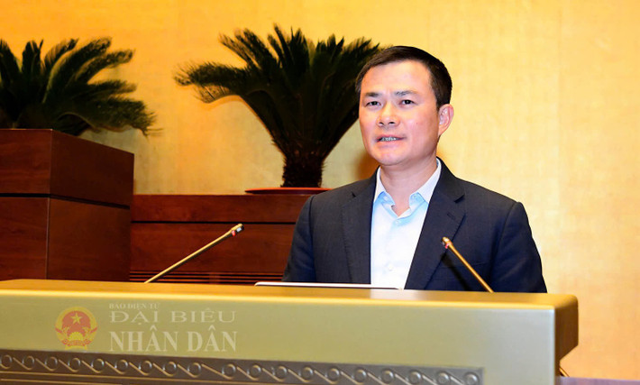 Chủ tịch kiêm Tổng Giám đốc Tập đoàn Công nghiệp - Viễn thông Quân đội (Viettel) Tào Đức Thắng phát biểu. Ảnh: Lâm Hiển z6422049215567-33424292b6cfb72a6978b509a97be7c6.jpg
