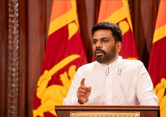 Tổng thống Sri Lanka Anura Kumara Dissanayake. Ảnh: THX/TTXVN Tổng thống Sri Lanka Anura Kumara Dissanayake. Ảnh: THX/TTXVN