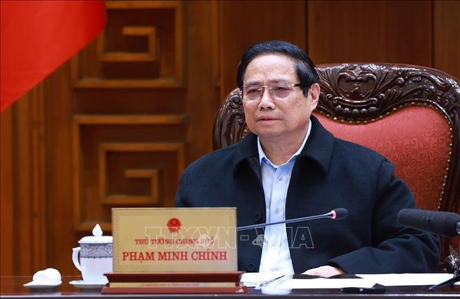 Thủ tướng Phạm Minh Chính chủ trì cuộc họp đẩy nhanh tiến độ dự án Cảng hàng không quốc tế Long Thành. Ảnh: Dương Giang/TTXVN Thủ tướng Phạm Minh Chính chủ trì cuộc họp đẩy nhanh tiến độ dự án Cảng hàng không quốc tế Long Thành. Ảnh: Dương Giang/TTXVN