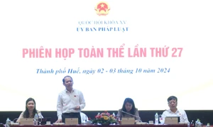 Ủy ban Pháp luật họp Phiên toàn thể lần thứ 27