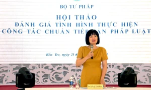 Năm 2023, tỷ lệ xã đạt chuẩn tiếp cận pháp luật trên toàn quốc là 96,1%