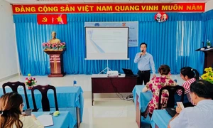 Kiểm tra công tác xây dựng địa phương đạt chuẩn tiếp cận pháp luật năm 2024 tại Cần Giờ