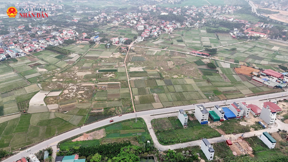 Dự án Khu đô thị số 1 xã Thái Đào chưa thể thực hiện do còn vướng mắc về GPMB. Ảnh: Đỗ Quân z6525841531050-b0e3f69afa4f1b7dcedaf3fe49aa87d8.jpg