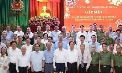 Tổng Bí thư Tô Lâm gặp mặt cán bộ Công an cấp cao qua các thời kỳ