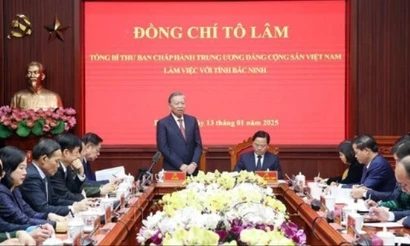 Tổng Bí thư Tô Lâm thăm và làm việc tại tỉnh Bắc Ninh