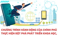 Chương trình hành động của Chính phủ thực hiện đột phá phát triển khoa học, công nghệ, chuyển đổi số