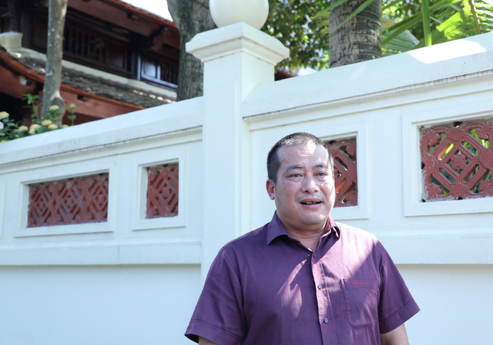 Nhà nghiên cứu Nguyễn Xuân Tuấn chia sẻ tại buổi lễ 259a6819.jpg