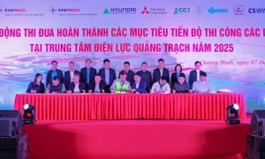 Thi đua hoàn thành mục tiêu tại Trung tâm Điện lực Quảng Trạch