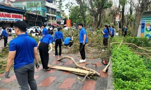 Học sinh Hải Phòng tiếp tục nghỉ học sau bão Yagi