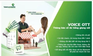 Vietcombank ra mắt tính năng “Thông báo số dư bằng giọng nói” (Voice OTT) trên VCB Digibank